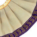 Amman pavadai - 3 inches | Deity Vastram / Devi Dress / Tissue silk / Golden Zari Border / Mata Rani Poshak - Devi Dress