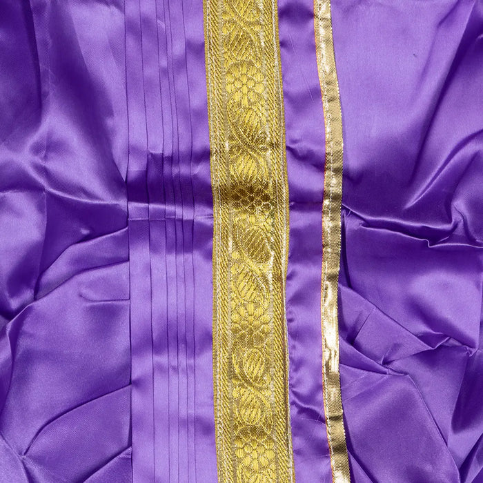 Panchakacham - 18 Inches | Satin Dhoti/ Readymade Panchakajam For Traditional Wear