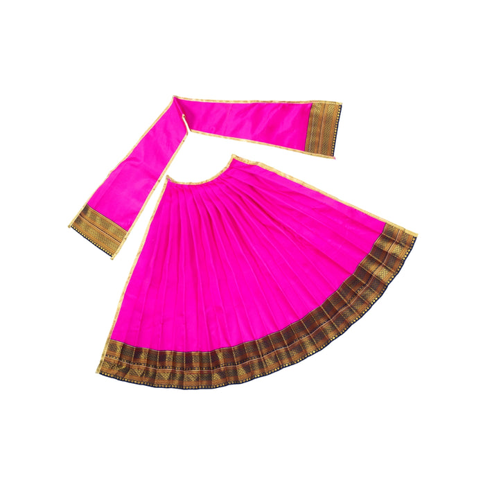 Devi Dress - 18 Inches | Satin Apoorva Mata Rani Poshak / Amman Pavadai for Deity