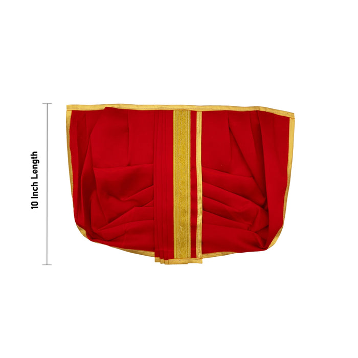 Readymade Panchakacham - 10 Inches | Cotton Dhoti/ Panchakajam For Traditional Wear