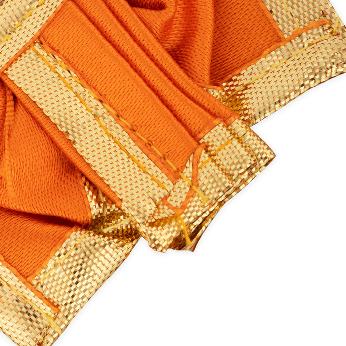 Panchakacham - 1.5 x 2.75 Inches | Panchakajam/ Satin with Jari Border Dhoti for Deity/ Assorted Colour