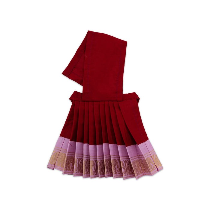 Devi Dress - 5 x 11 Inches | Pure Silk Mata Rani Poshak / Lehenga Patka / Devi Vastra For Deity Decoration/ Assorted