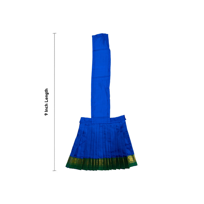 Amman Pavadai- 9 Inches | Silk Jari Border Lehanga/ Deity Dress/ Mata Dress/ Devi Vastra/ Mata Poshak for Deity - Devi Dress