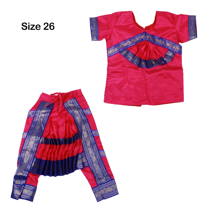 Readymade Bharatanatyam Dress - Size 26 | Bharatanatyam Dress / Bharatanatyam Costume for Dance