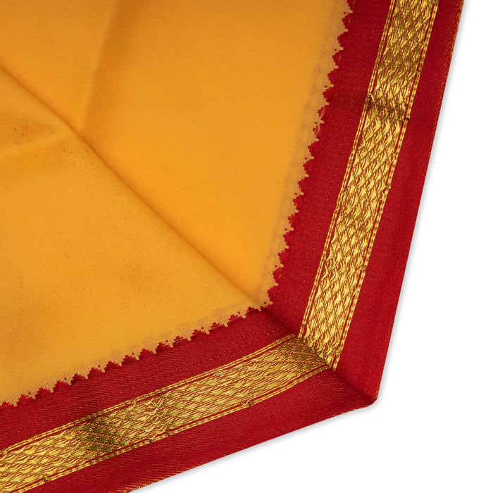 Veshti - 1.5 Yards | Colour Vesti/ Salya Art Mayilkan Border Dhoti for Men - Veshti & Dhoti