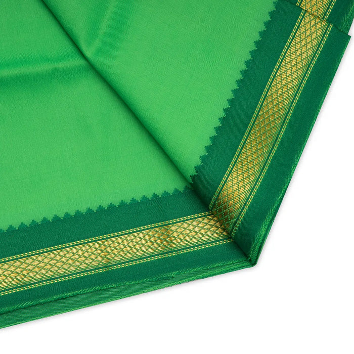 Veshti - 1.5 Yards | Colour Vesti/ Salya Art Mayilkan Border Dhoti for Men - Veshti & Dhoti