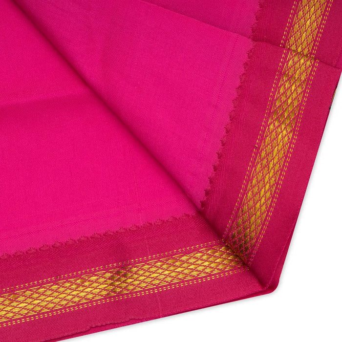 Veshti - 1.5 Yards | Colour Vesti/ Salya Art Mayilkan Border Dhoti for Men - Veshti & Dhoti