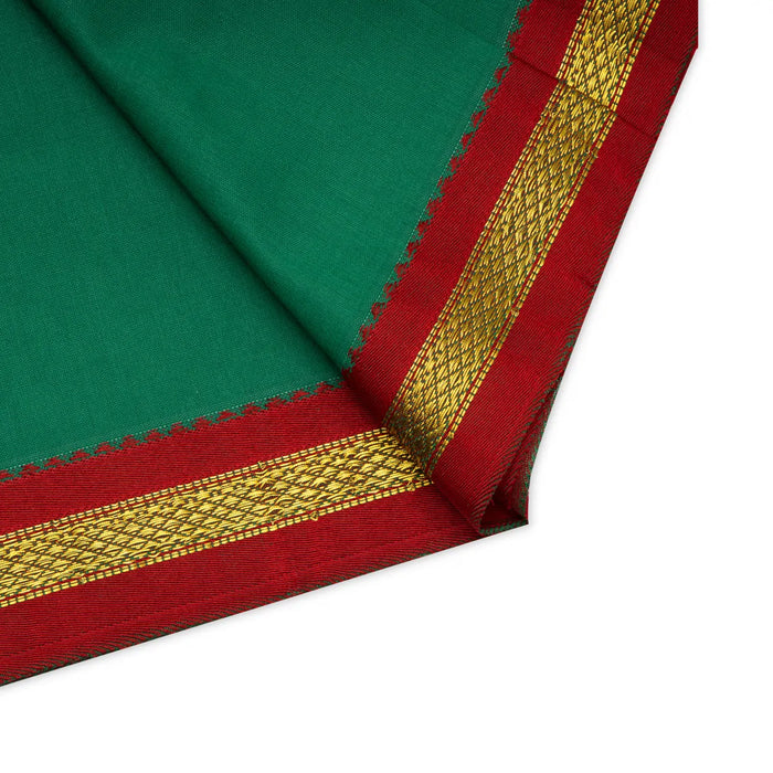 Veshti - 1.5 Yards | Colour Vesti/ Salya Art Mayilkan Border Dhoti for Men - Veshti & Dhoti