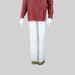 Veshti - 3.6 Mtrs | White Colour Vesti/ 7 Kan Mayilkan Border Dhoti for Men - Veshti & Dhoti