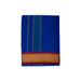 Cotton Veshti - 2 Mtrs | Mayilkan Padayappa Border Dhoti/ Blue Colour Vesti for Men - Veshti & Dhoti