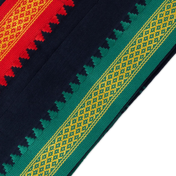 Black Angavasthiram - 30 x 60 inches | Ayyappa Thalapathy / Angavastram / Black Colour Angavastram/ Kasavu Shawl for Men - Shawls & Towels