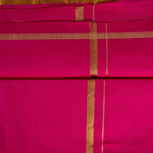 Towel - 25 x 50 Inches | Asha Pattu Design Angavastram/ Thundu/ Traditional Gamcha/ Kasavu Shawl for Men - Shawls & Towels