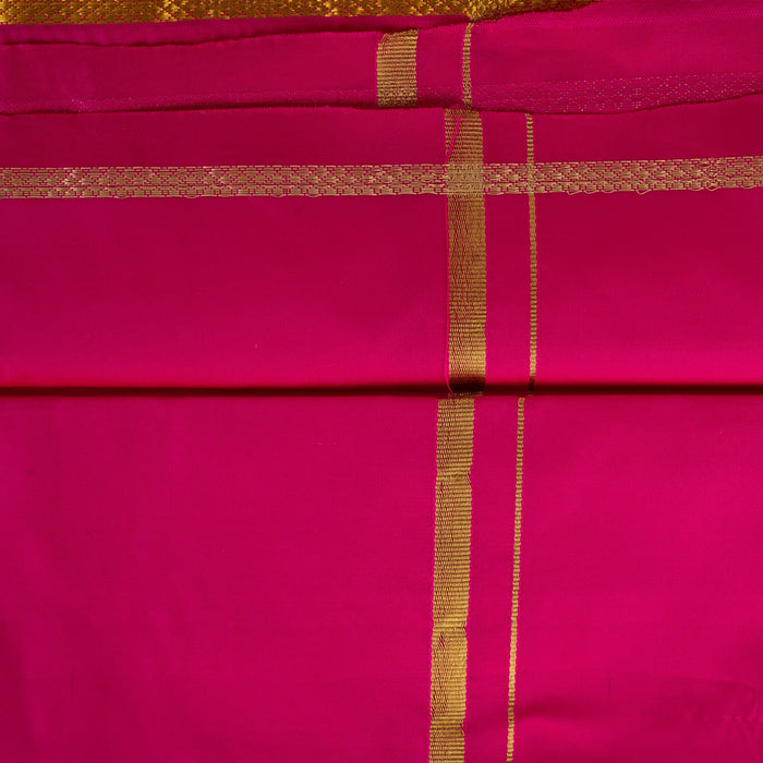 Towel - 25 x 50 Inches | Asha Pattu Design Angavastram/ Thundu/ Traditional Gamcha/ Kasavu Shawl for Men - Shawls & Towels