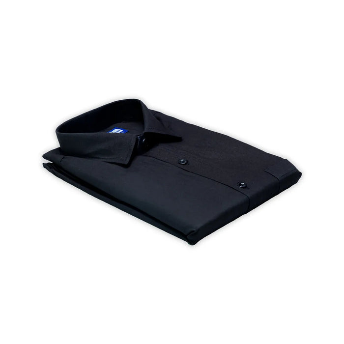 Black Shirt - 38 - 44 inches | Half Sleeves Formal Shirt/ Half Hand Casual Shirt for Men