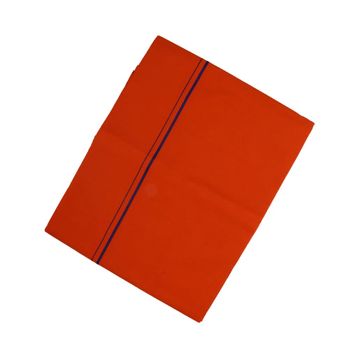 Veshti - 2 Mtrs - Kavi | Gundanchi Border Dhoti/ Vesti for Men/ Assorted Colour - Veshti & Dhoti