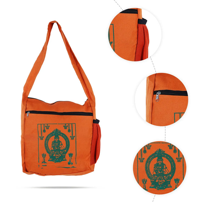 Sabarimala Bag - 15 Inches | Ayyappa Bag/ Ayyappa Irumudi Bag/ Shoulder Bag For Pilgrimage And Ayyappa Yatra - Bags & Pouches