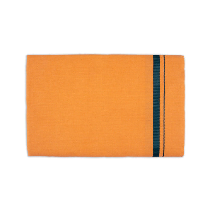 Veshti - 2 Mtrs | Gundanchi Border Dhoti/ Light Kavi Colour Vesti for Men - Veshti & Dhoti