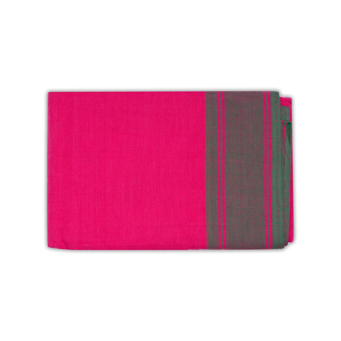 Dance Practice Saree - 6 Yards | Cotton Saree/ Plain Border Bharatanatyam Saree/ Dance Saree for Women - Dance Saree