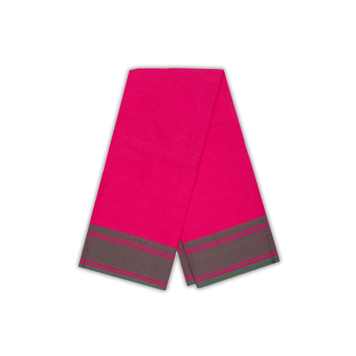 Dance Practice Saree - 6 Yards | Cotton Saree/ Plain Border Bharatanatyam Saree/ Dance Saree for Women - Dance Saree