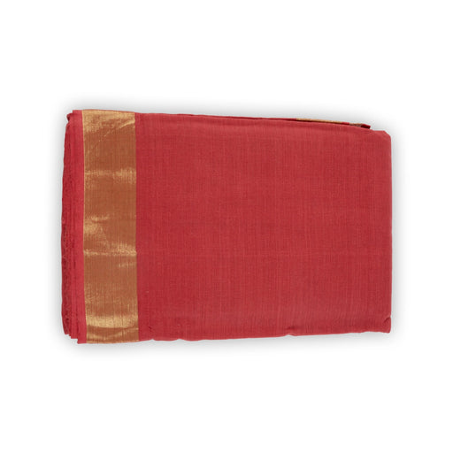Dance Saree | Cotton Saree/ Jari Border Bharatanatyam Saree/ Plain Dance Practice Saree for Women - Dance Saree
