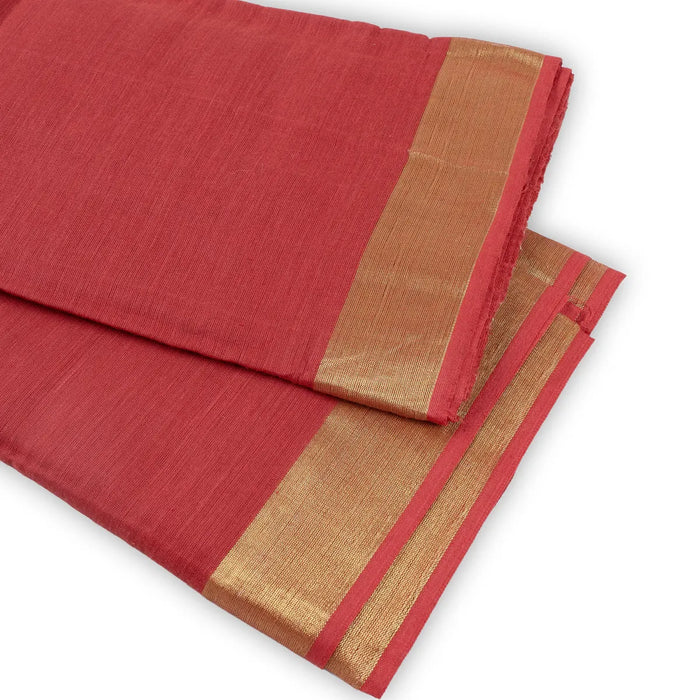 Dance Saree | Cotton Saree/ Jari Border Bharatanatyam Saree/ Plain Dance Practice Saree for Women - Dance Saree