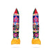 Decorative Thombai Pair - 5 Feet | Satin Temple Thombai/ Traditional Thombai Pillar for Decoration - Temple Decoration