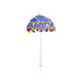 Temple Umbrella - 27 x 14 Inches | Jari Design Utsava Umbrella/ Satin Decorative Umbrella for Festival - Temple Decoration