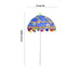 Temple Umbrella - 27 x 14 Inches | Jari Design Utsava Umbrella/ Satin Decorative Umbrella for Festival - Temple Decoration