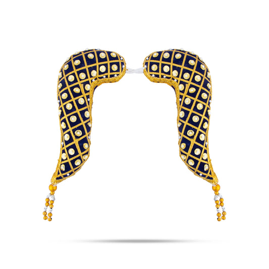 Vagamalai - 9 x 4 Inches | Amman Alangaram/ Deity Shoulder Decor/ Varalakshmi Decor - Neck & Body Accessories