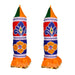Decorative Thombai Pair - 2 Feet | Cotton Temple Thombai/ Traditional Thombai Pillar for Decoration - Temple Decoration