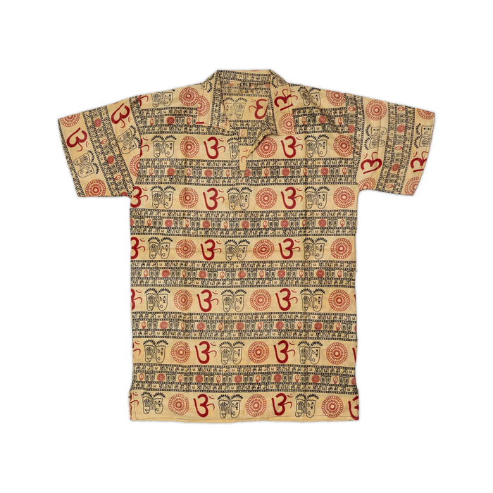 Om Kurta - size XL | Om Deign Shirt / Devotional Dress / Shirt For Men/ Assorted