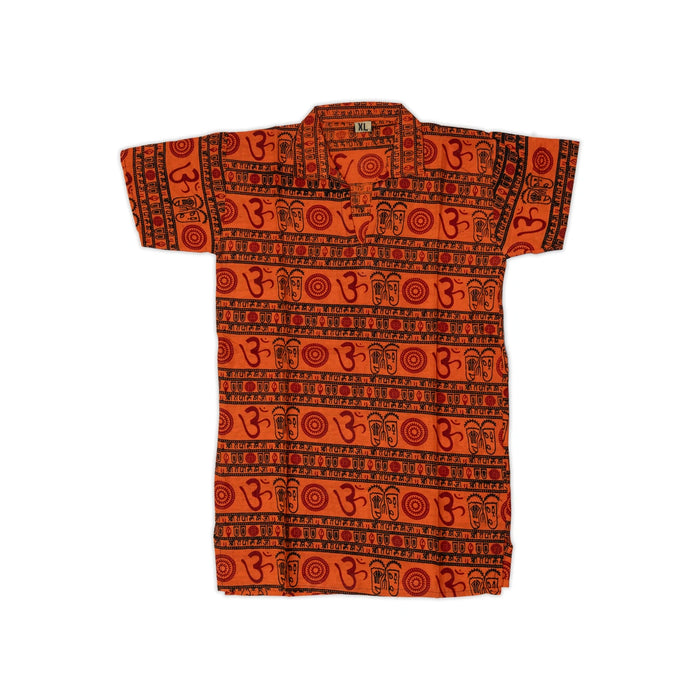 Om Kurta - size XL | Om Deign Shirt / Devotional Dress / Shirt For Men/ Assorted