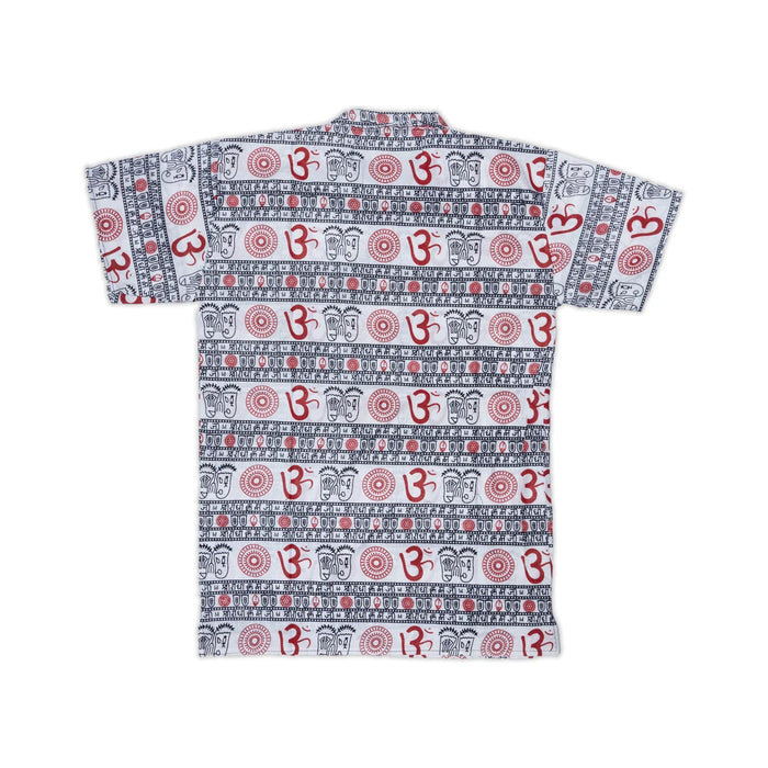 Om Kurta - size XL | Om Deign Shirt / Devotional Dress / Shirt For Men/ Assorted