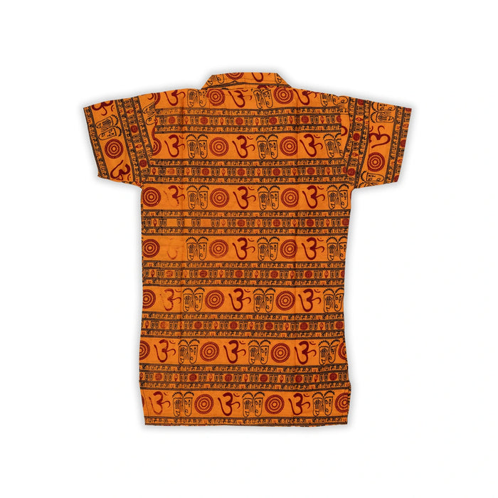 Om Kurta - size L | Om Deign Shirt / Devotional Dress / Shirt For Men