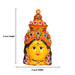 Lakshmi Face - 8 x 4 Inches | Stone Design Ammavari Face/ Yellow Varalaskhmi Face/ Amman Face for Deity Decor - Head & Face Accessories