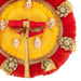 Krishna Dress - 8 Inches | Fancy Work Laddu Gopal Ji Dress / Kanha Dress for Deity / Gol Poshak - Laddu Gopal, Krishna & Radha Rani Dress