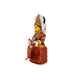 Decorative Varalakshmi Stand With Face - 17 X 5 Inches | Varalakshmi Ammavari Vigraham For Varalakshmi Decor - Deity Jewellery & Vastra Sets