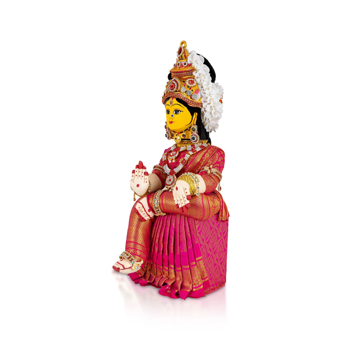 Varalakshmi Stand - 36 X 21 Inches | Pooja Stand/ Ammavari Stand/ Detachable Stand For Varalakshmi Decor - Deity Accessories