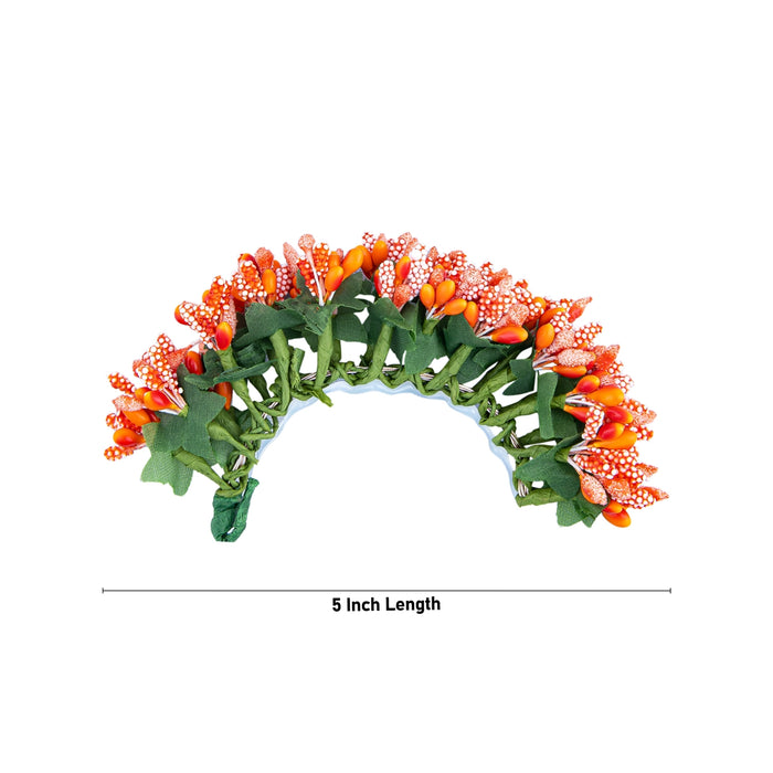 Artificial Flower - 5 Inches | Artificial Gajra/ Bridal Veni/ Artificial Hair Flower for Decoration