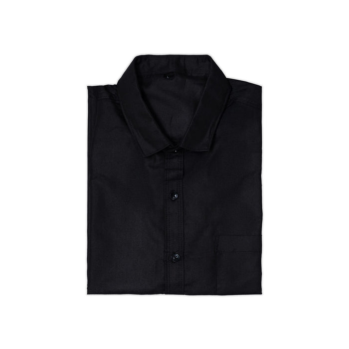 Black Shirt - Size Large | Half Hand Shirt / Black Half Hand Shirt / Black Shirt for Men