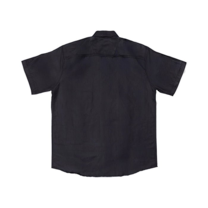 Black Shirt - Size Large | Half Hand Shirt / Black Half Hand Shirt / Black Shirt for Men