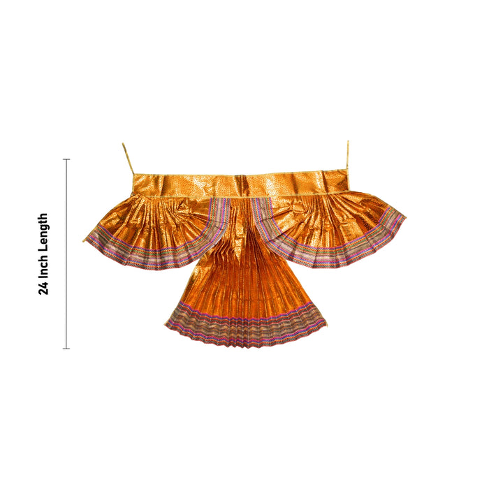 Hanuman Dress Set - 24 Inches | Hanuman Swamy Dress / Anjaneya Vastra / Hanuman Ji Costume for Bhagwan