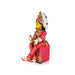 Decorative Varalakshmi Stand With Face - 21.5 X 6 Inches | Varalakshmi Ammavari Vigraham For Varalakshmi Decor - Deity Jewellery & Vastra Sets