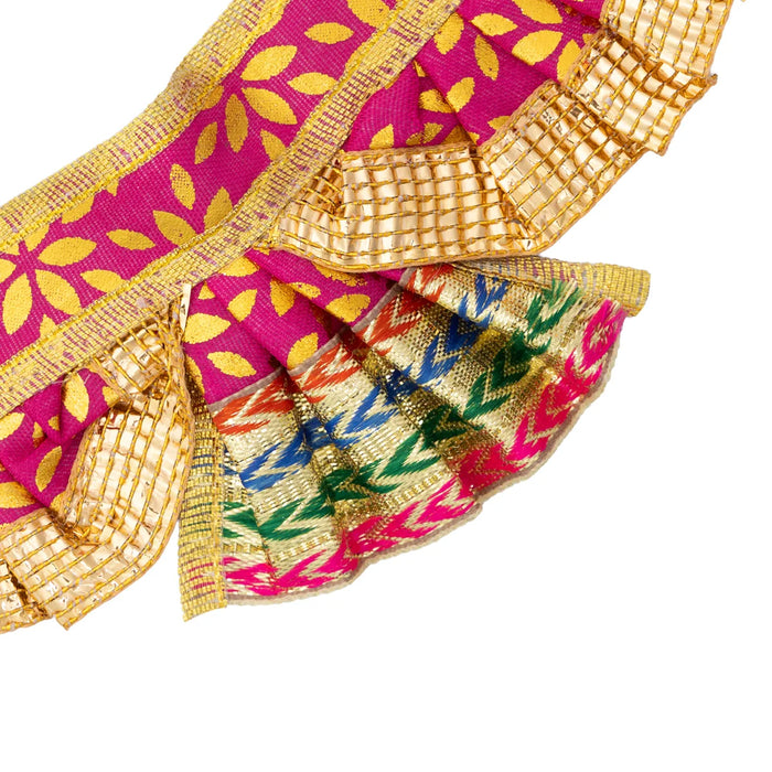 Hanuman Dress Set - 2 Inches | Anjaneya Vastra/ Hanuman Dress/ Hanuman Ji Costume For Bhagawan