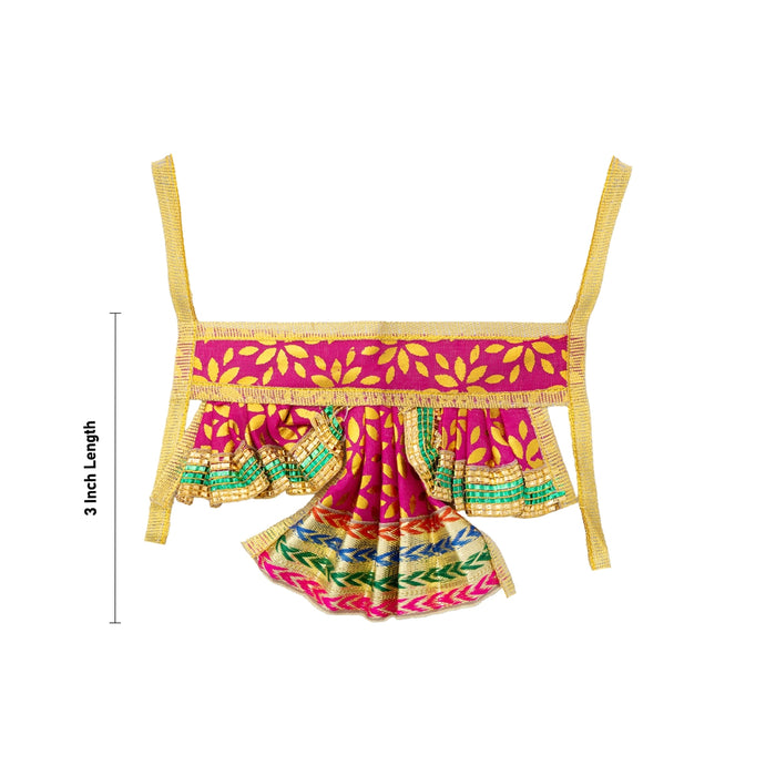 Hanuman Dress Set - 3 Inches |Hanuman vastra / Anjaneya Dress/ Hanuman Ji Costume for Deity