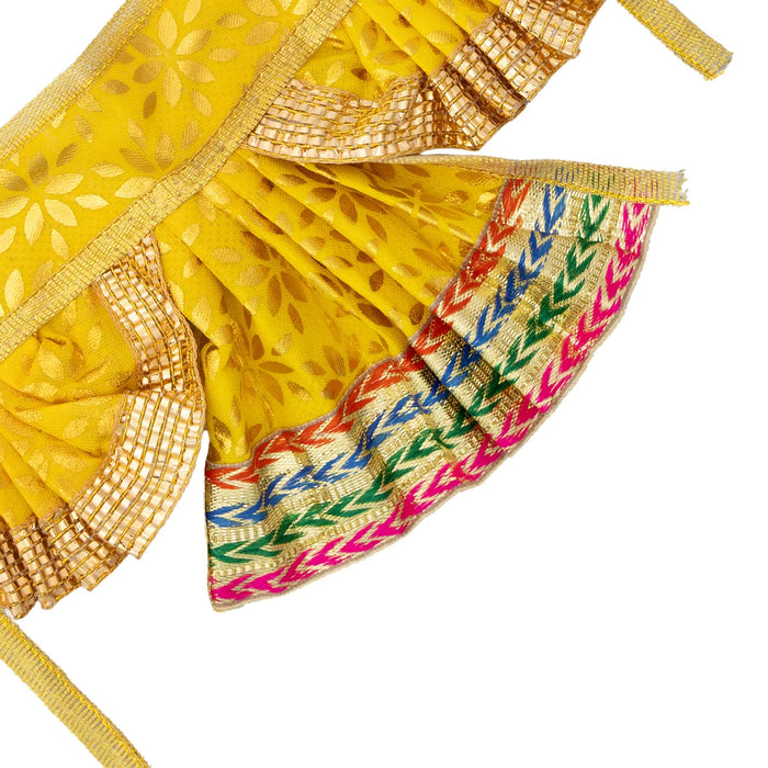 Hanuman Dress Set - 4 Inches | Hanuman Swamy Dress / Anjaneya Vastra / Hanuman Ji Costume