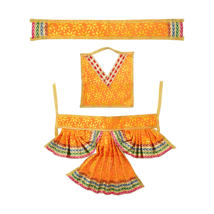 Hanuman Dress Set - 5 Inches | Hanuman Ji Dress / Anjaneya Swamy Vastra for Deity