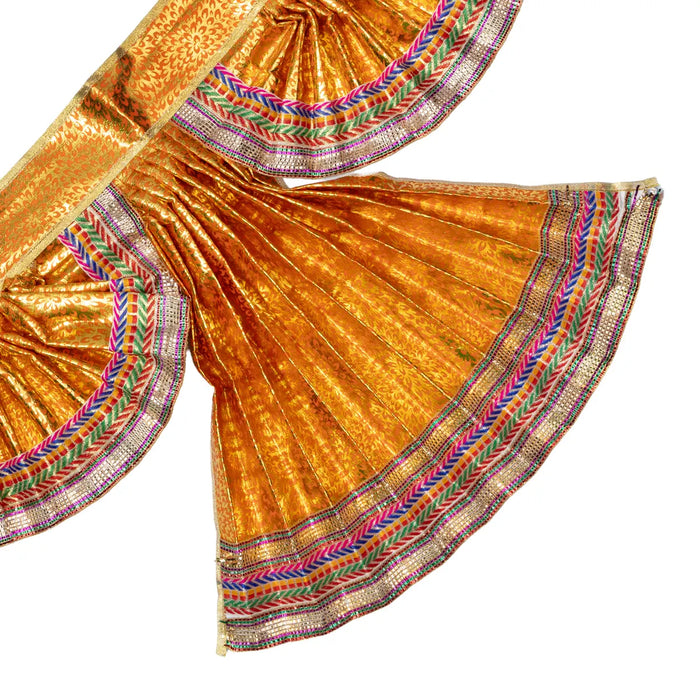 Hanuman Dress Set - 15 Inches | Hanuman Swamy Dress / Anjaneya Vastra / Hanuman Ji Costume for Bhagwan