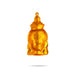 Lakshmi Face - 8 x 4 Inches | Stone Design Ammavari Face/ Yellow Varalaskhmi Face/ Amman Face for Deity Decor - Head & Face Accessories
