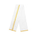 Angavasthiram - 4 Inch | Half White Angavastram/ 4 Muzham/ 10k Jari Border Design Gamcha/ Kasavu Shawl for Men - Shawls & Towels